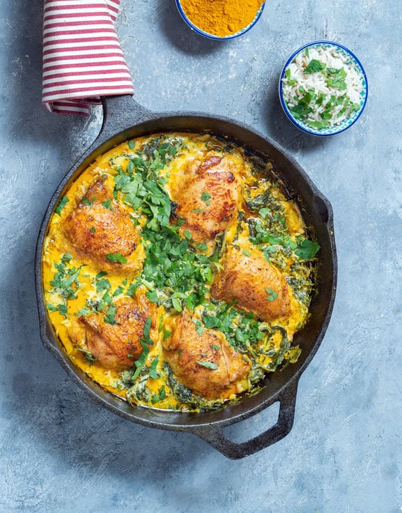 Curry and Coconut Chicken Thighs Greenfields Herbs and Spices